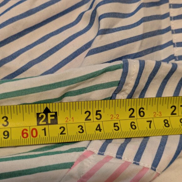 Gap Bengal Stripe/College Stripe "Fun" Shirt Multicolored - Picture 5 of 5